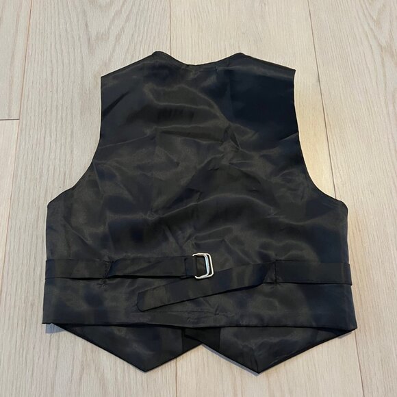 Boy's Toddler Wedding Vest Black ( 2T ) - Picture 2 of 2